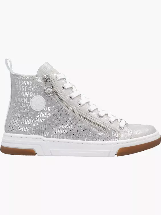 Rieker Damen Sneaker High in grau
