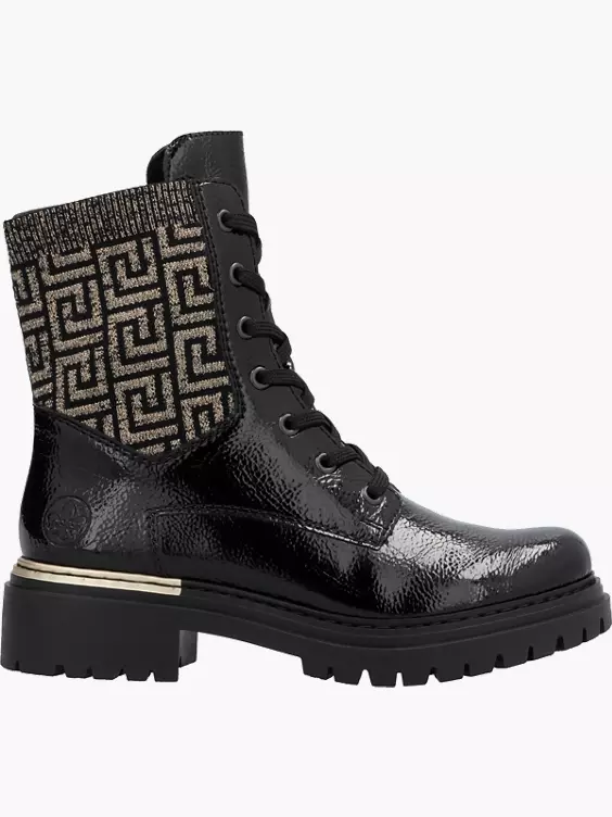 Rieker Damen Stiefeletten in schwarz