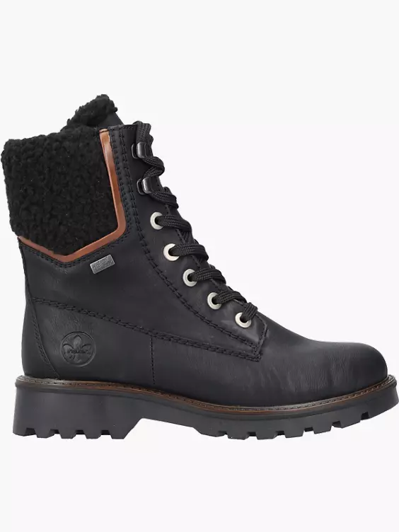 Rieker Damen Biker Boots in schwarz