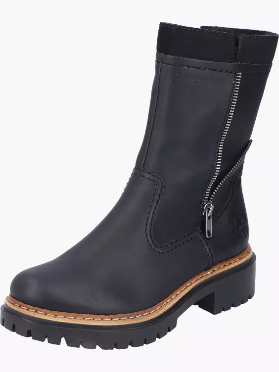 Rieker Damen Kurzstiefel in schwarz