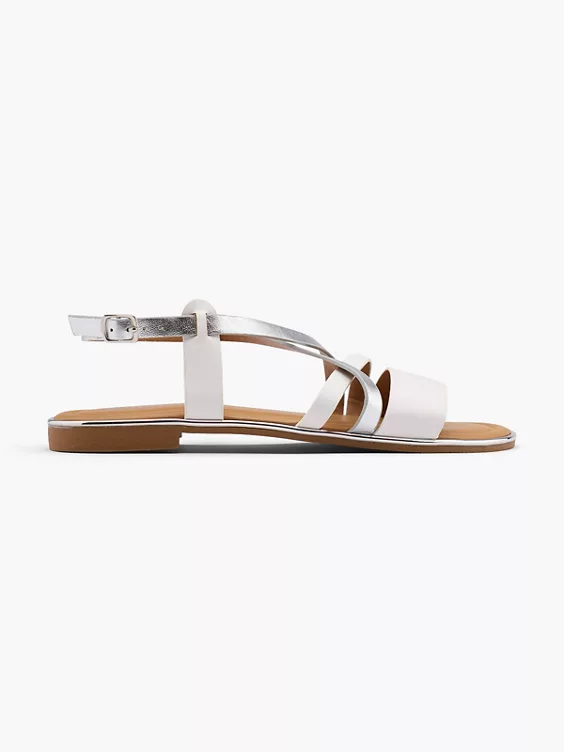 Graceland Sandale in silber