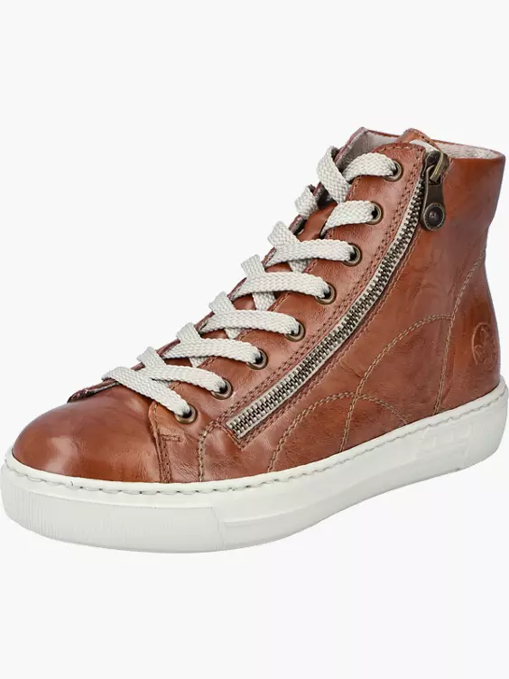 Rieker Damen Schnürstiefel in braun