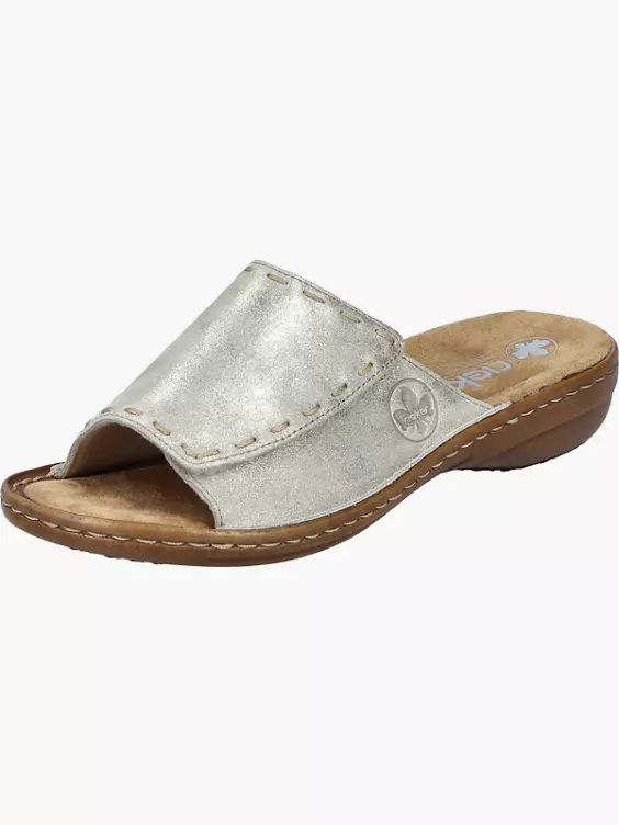 Rieker Damen Pantoletten in beige