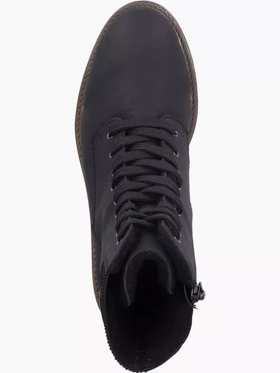 Rieker Damen Biker Boots in schwarz