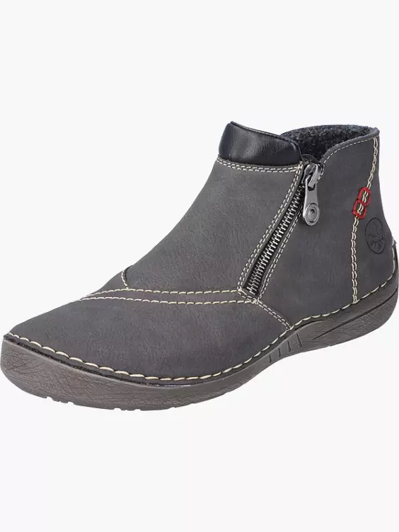 Rieker Damen Slipper in grau