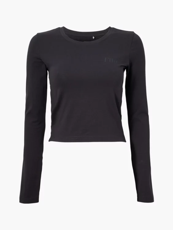 FILA Longsleeve in schwarz