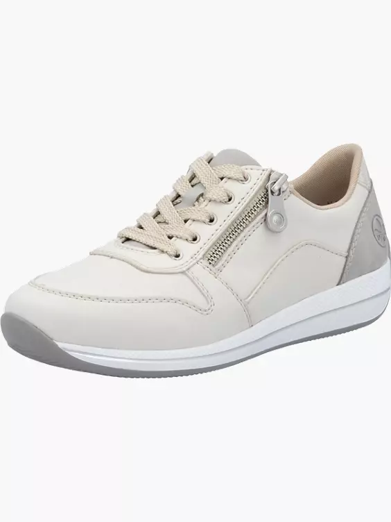 Rieker Damen Sneaker Low in weiß