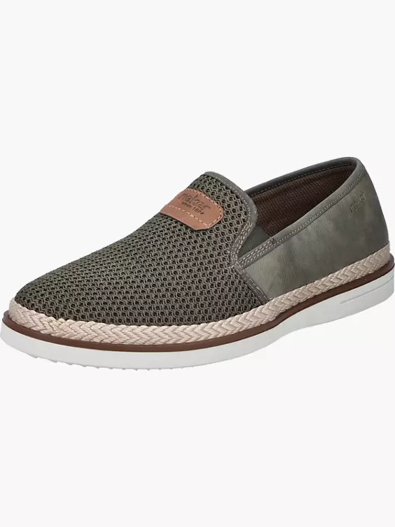 Rieker Herren Slipper in grün