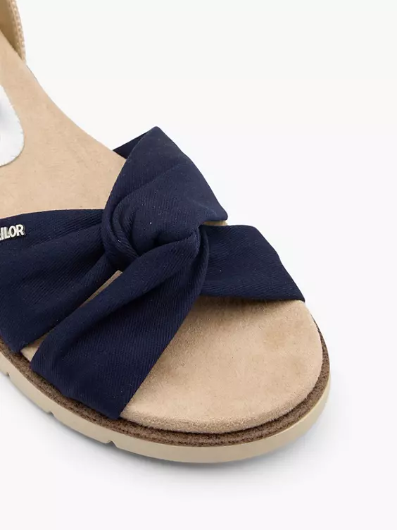 TOM TAILOR Sandale in blau