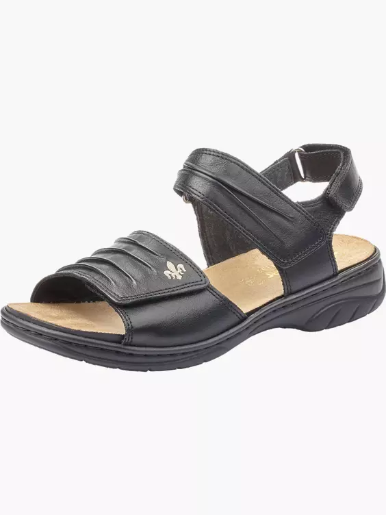 Rieker Damen Riemchensandalen in schwarz