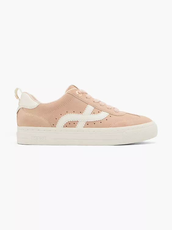 ESPRIT Leder Schnürer in pink