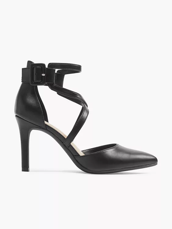 Graceland Spangenpumps in schwarz