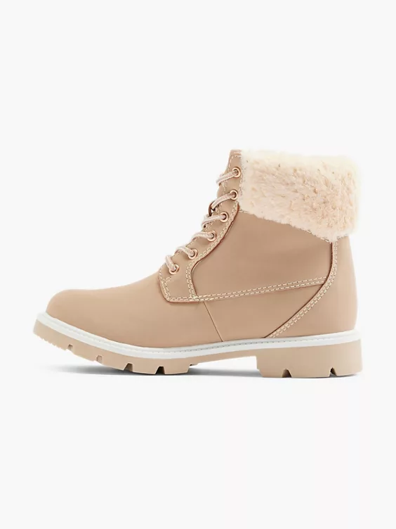 Vty Schnürboots in beige