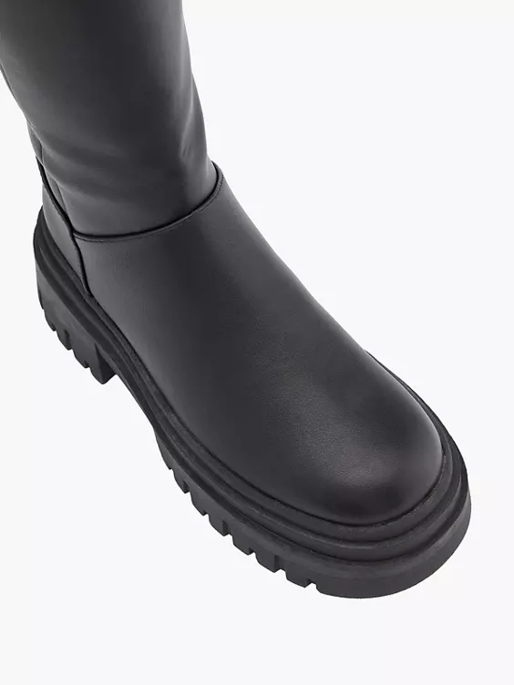 Catwalk Stiefel in schwarz