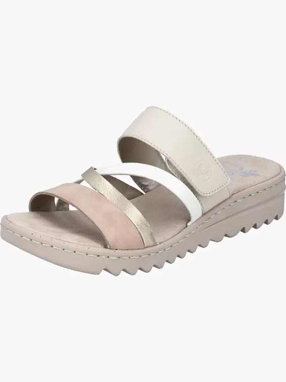 Rieker Damen Pantoletten in beige