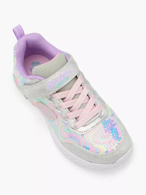 Skechers Sneaker UNICORN DANCER - mit Licht in grau