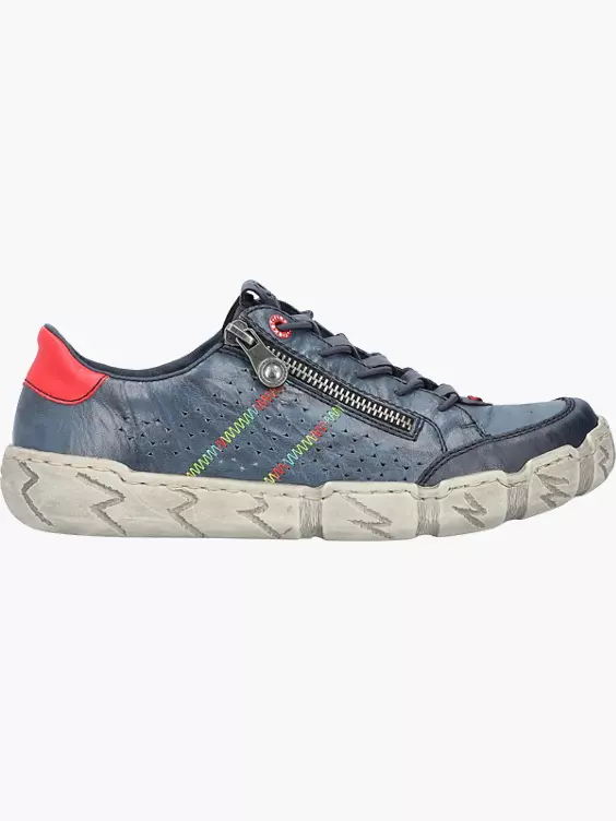 Rieker Damen Schnürschuhe in blau