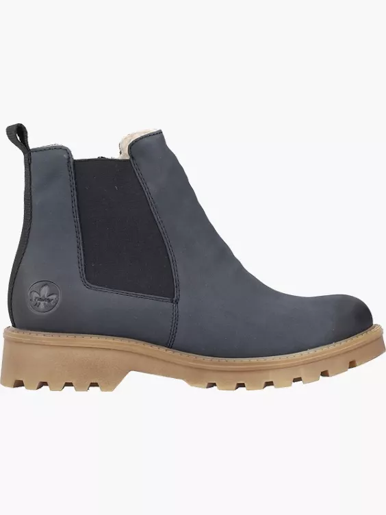 Rieker Damen Chelsea Boots in blau