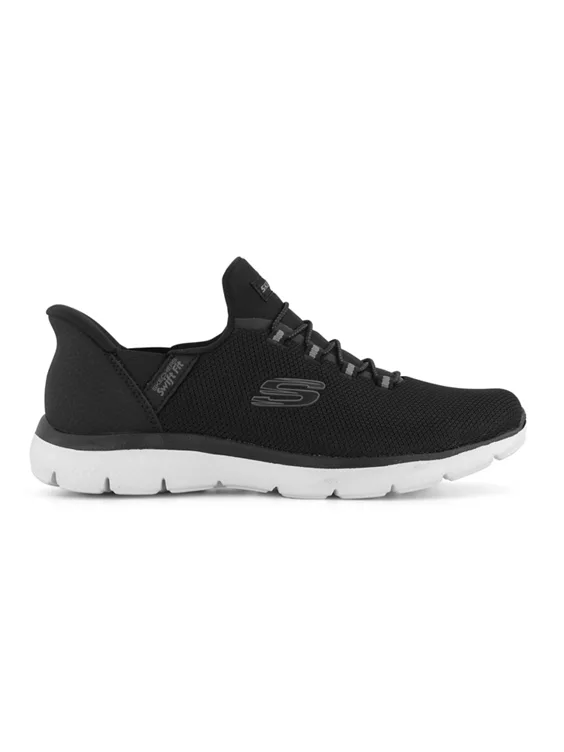 Skechers Slip On Sneaker PURE GENIUS Swift Fit in schwarz