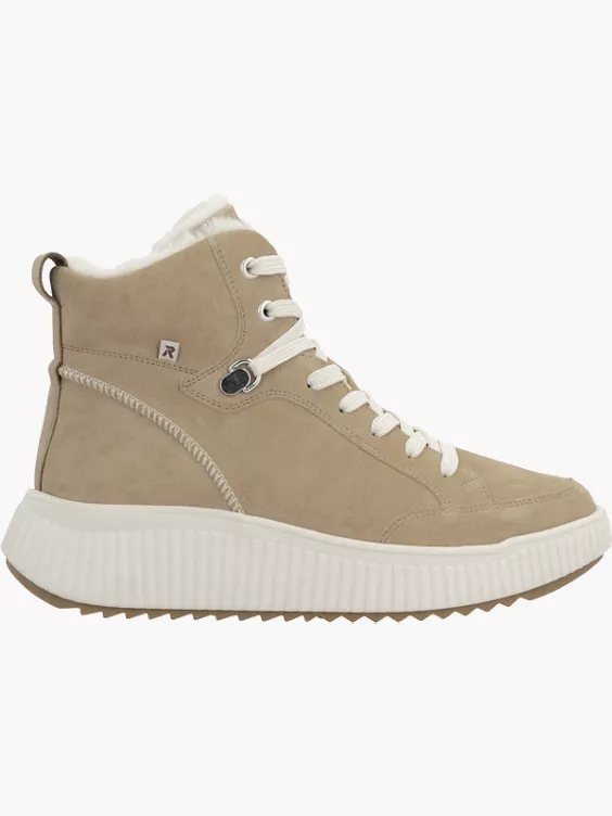 Damen Schnürstiefel in beige