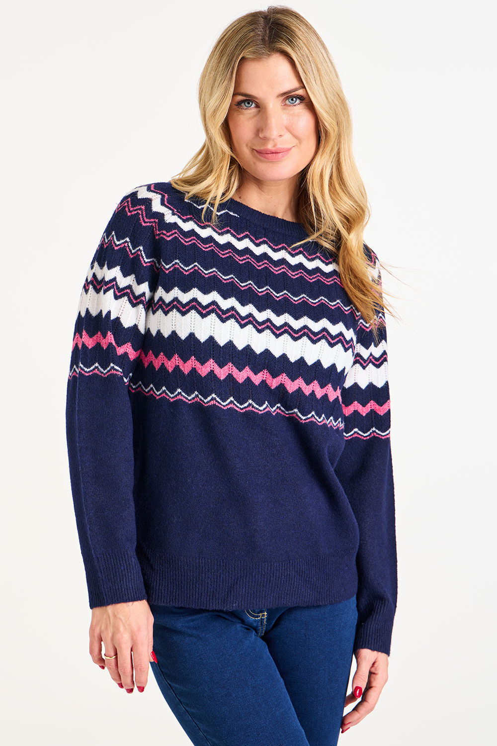 Zig Zag Detail Jumper