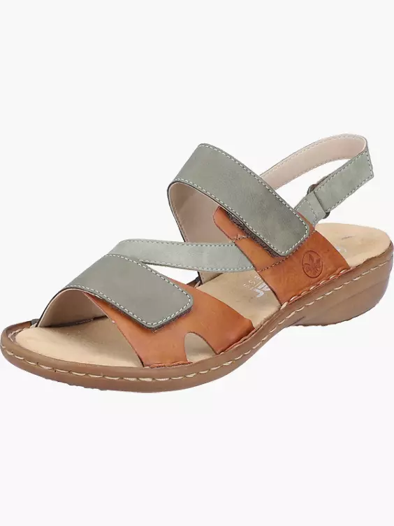 Rieker Damen Riemchensandalen in grün