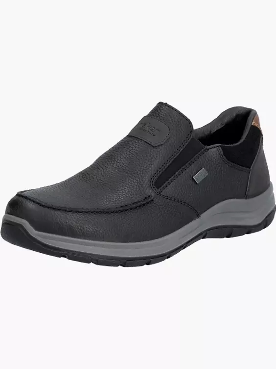 Rieker Herren Slipper in schwarz