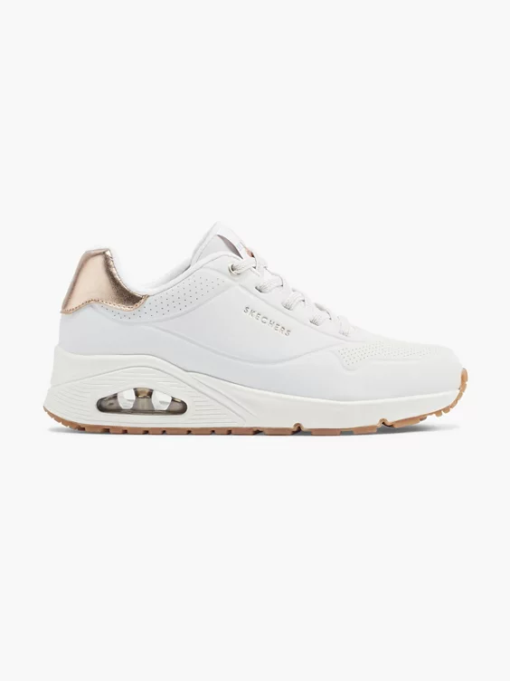 Skechers Chunky Sneaker UNO - SHIMMER AWAY in weiß