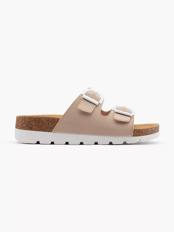 Graceland Pantolette in beige
