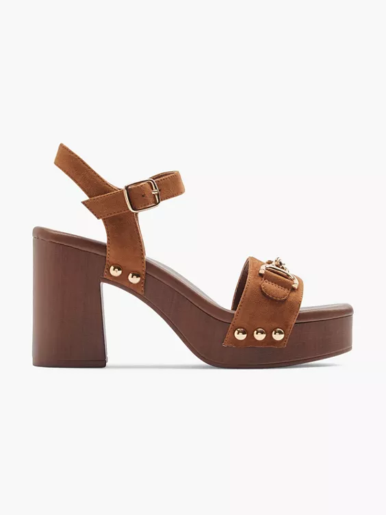 Catwalk Sandalette in cognac