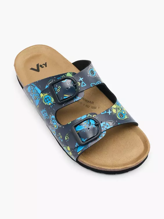 Vty Pantolette in navyblau