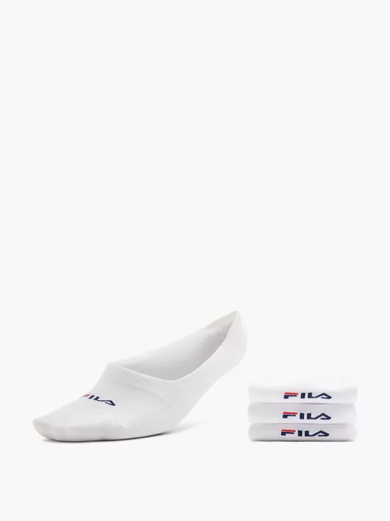 FILA 3er Pack Füßlinge in weiß
