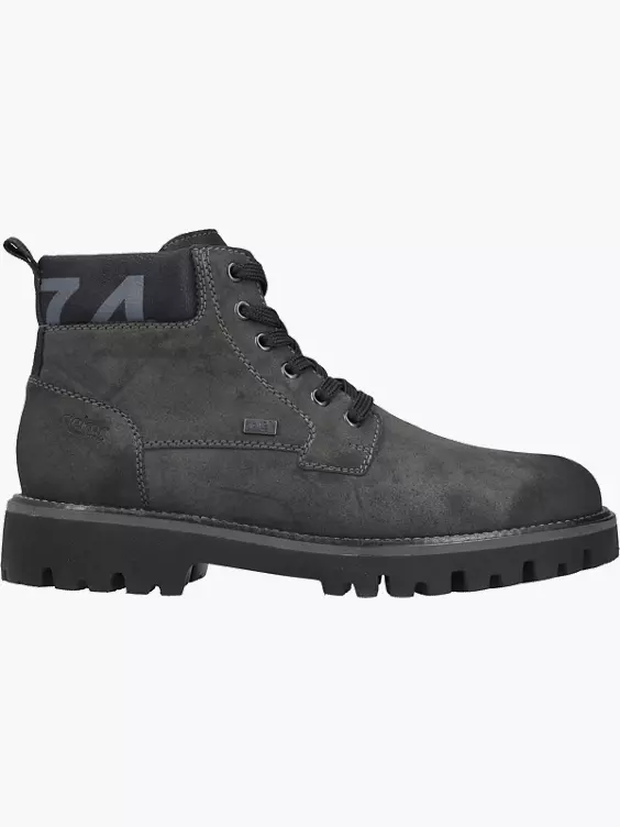 Rieker Herren Schnürstiefel in grau