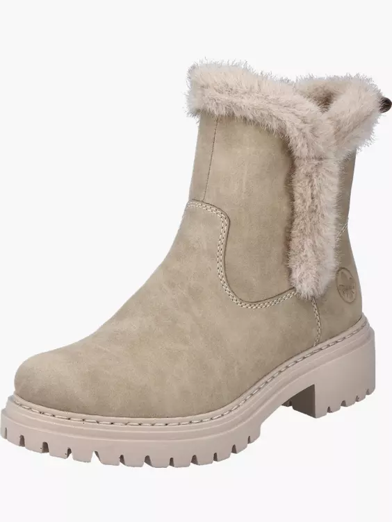 Rieker Damen Stiefeletten in beige