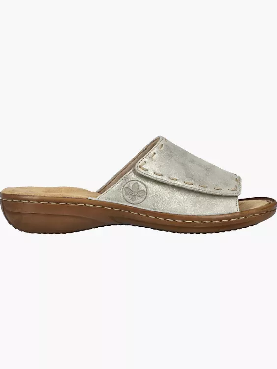 Rieker Damen Pantoletten in beige