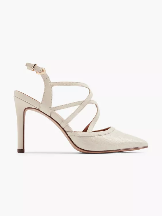 Catwalk Slingpumps in beige