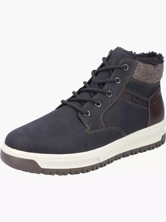 Rieker Herren Schnürstiefel in schwarz