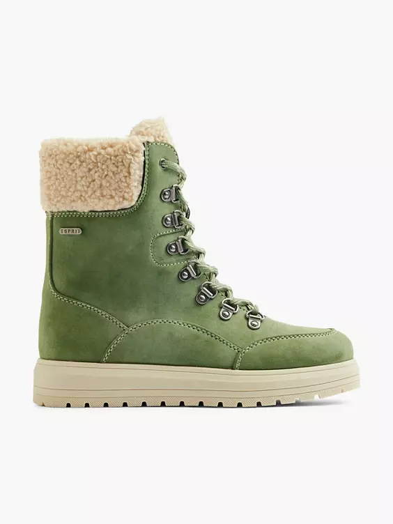 ESPRIT Schnürboots in grün