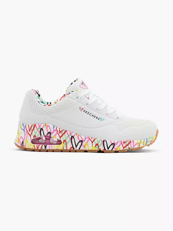 Skechers Chunky Sneaker UNO-LOVING LOVE in weiß
