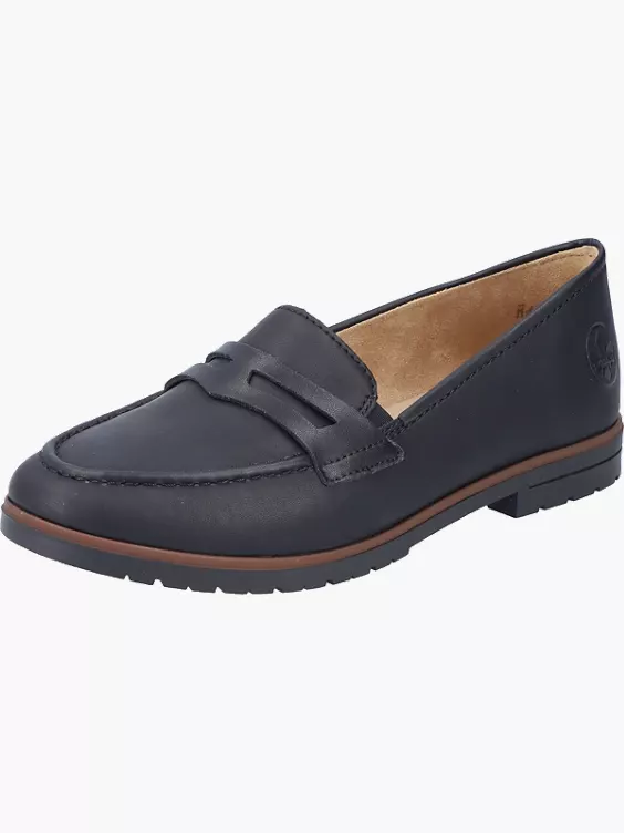 Rieker Damen Loafer in schwarz
