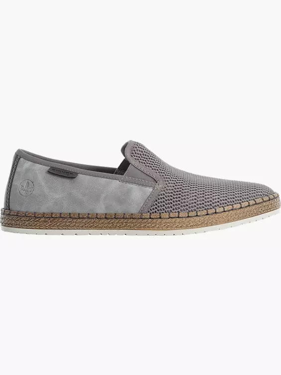 Rieker Herren Slipper in grau