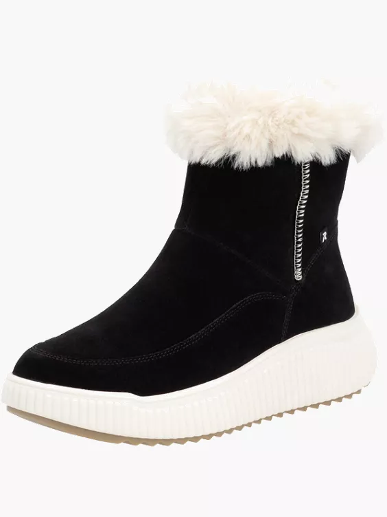 Damen Kurzstiefel in schwarz