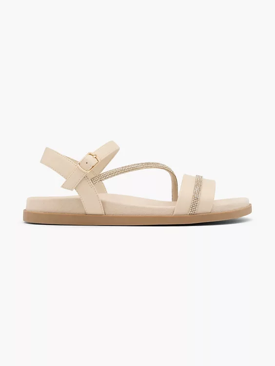 Graceland Sandale in beige