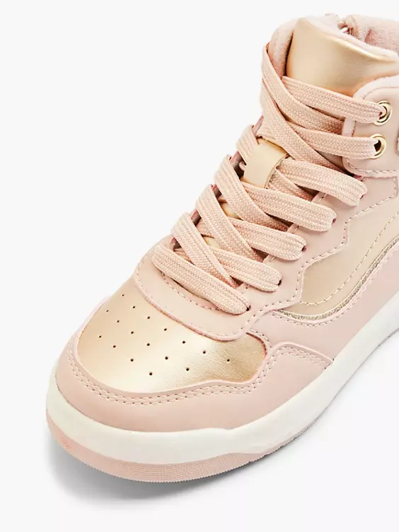 Graceland Hoher Sneaker in rosa