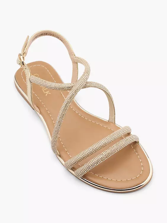 Catwalk Sandale in gold