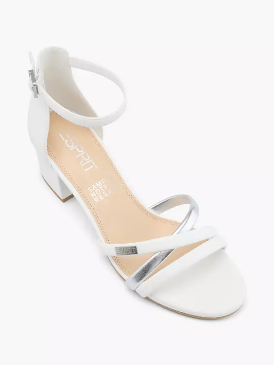 ESPRIT Sandalette in weiß