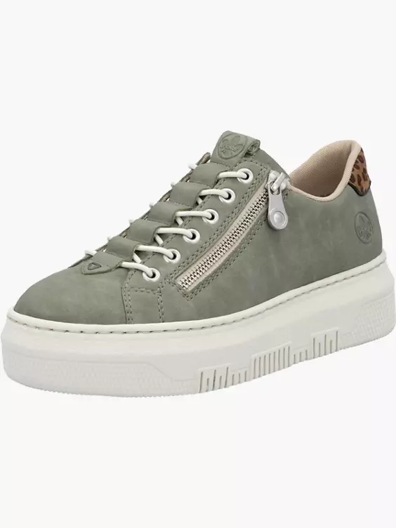 Rieker Damen Sneaker Low in grün
