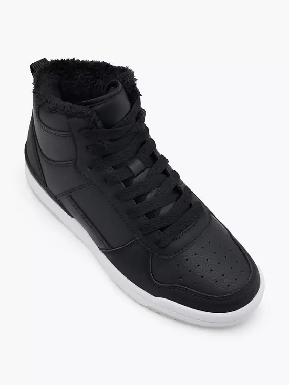 Vty Hoher Sneaker in schwarz