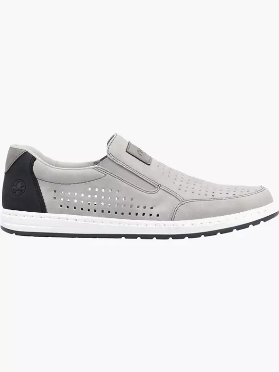 Rieker Herren Slipper in grau
