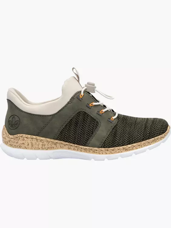 Rieker Damen Slipper in grün